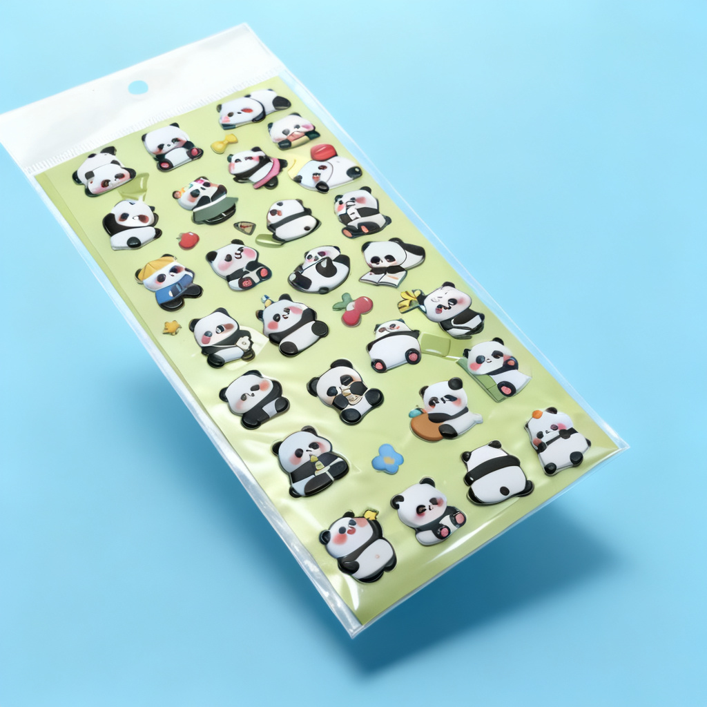 3D Puffy Stickers for DIY Decoration