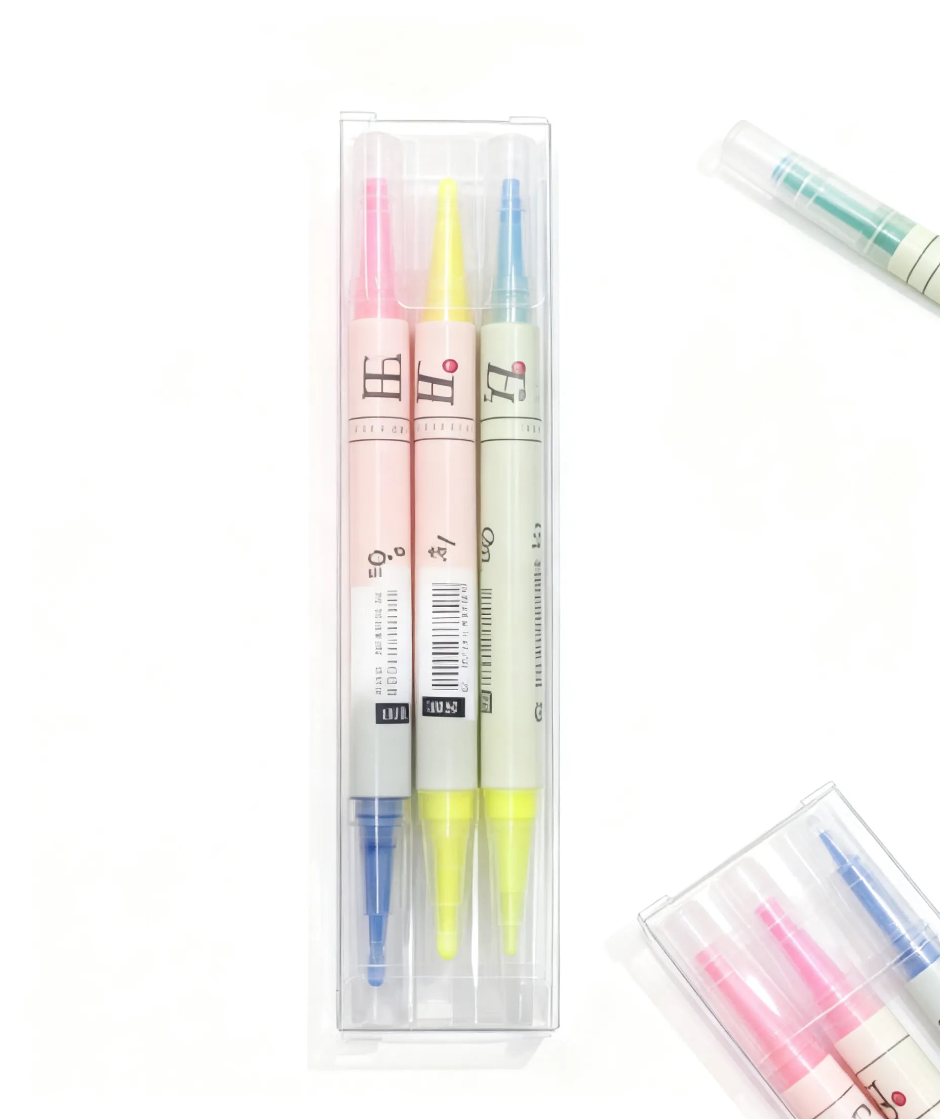 Creative Stackable Building Block Highlighters - 6 Colors DIY Set