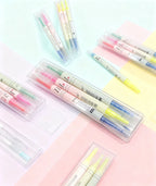 Creative Stackable Building Block Highlighters - 6 Colors DIY Set