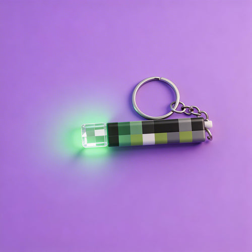 Creeper Mini Glow Keychain