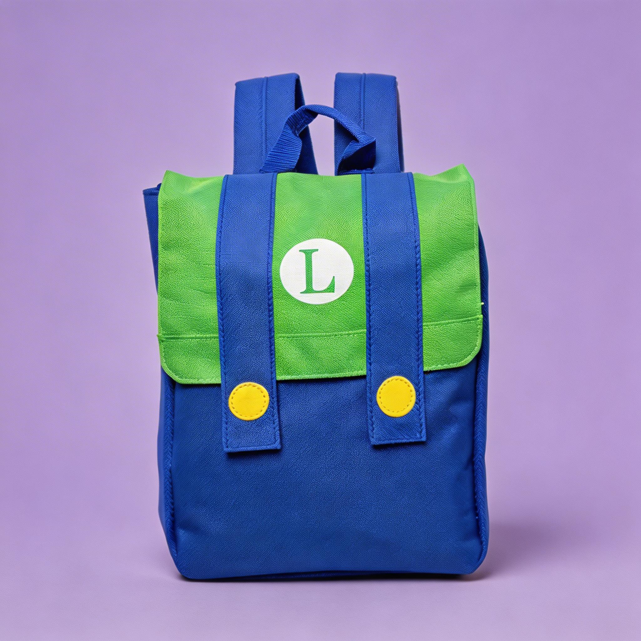 The Super Brothers Edition: Minimalist Color-Block Backpack