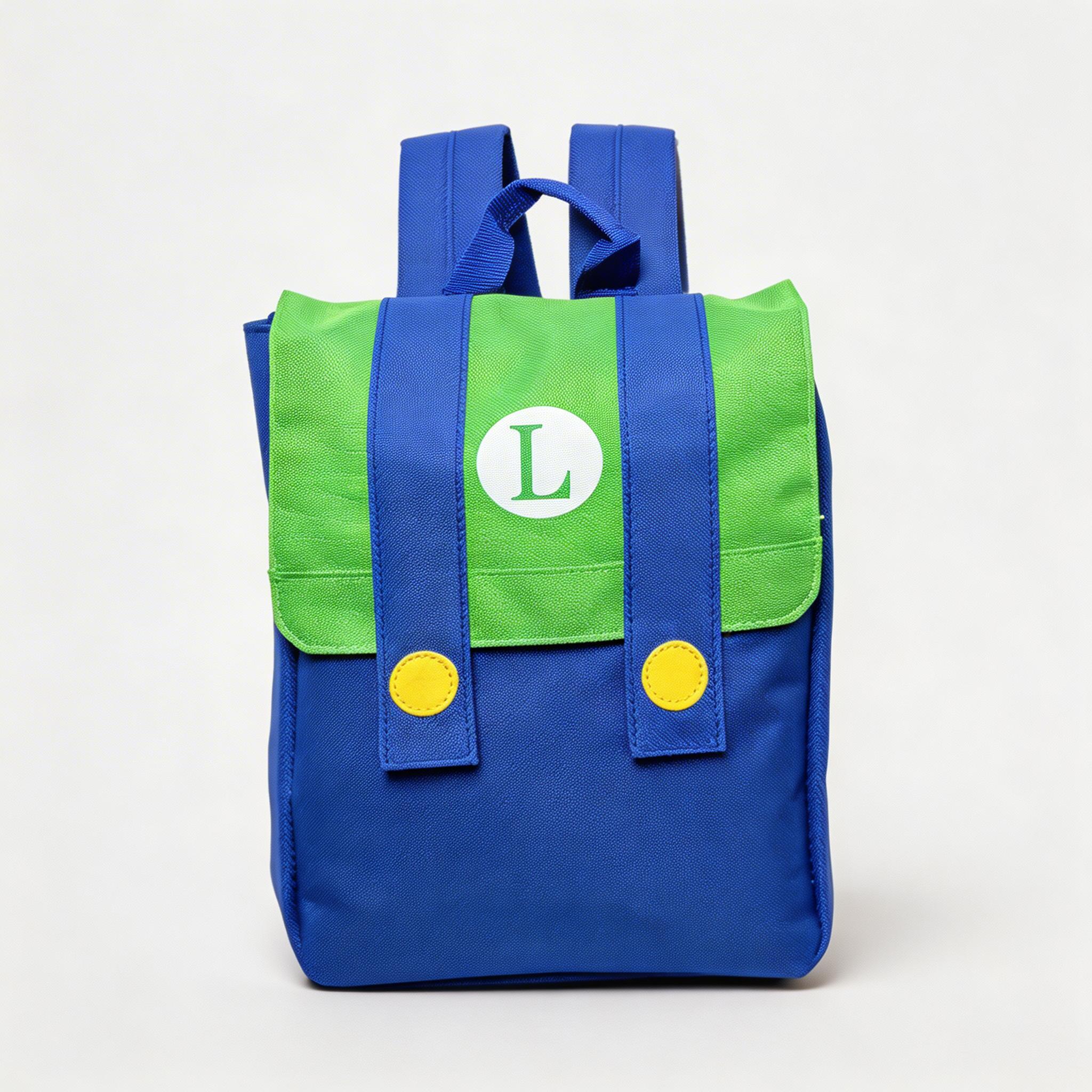 The Super Brothers Edition: Minimalist Color-Block Backpack