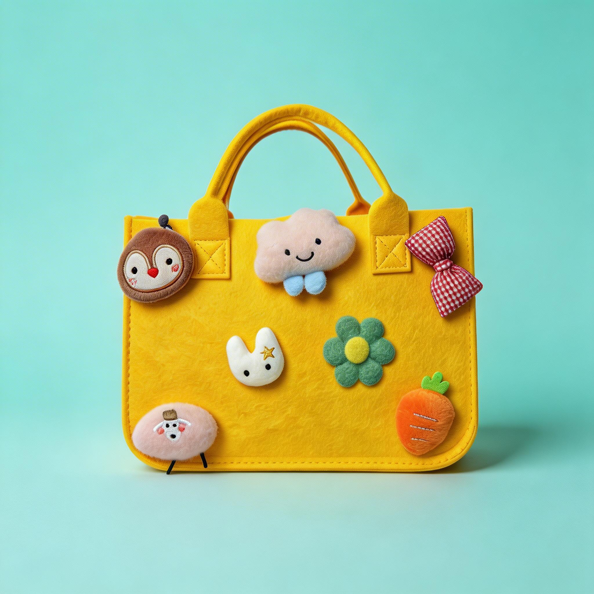 Fairytale Forest Felt Bag