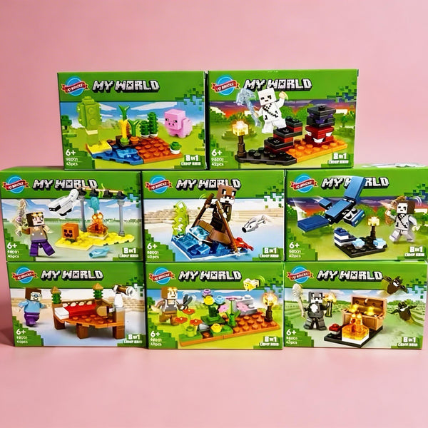 Minecraft Building Blocks Toy Set