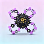 Transformable Mechanical Fidget Spinner - DIY Robot Chain Toy