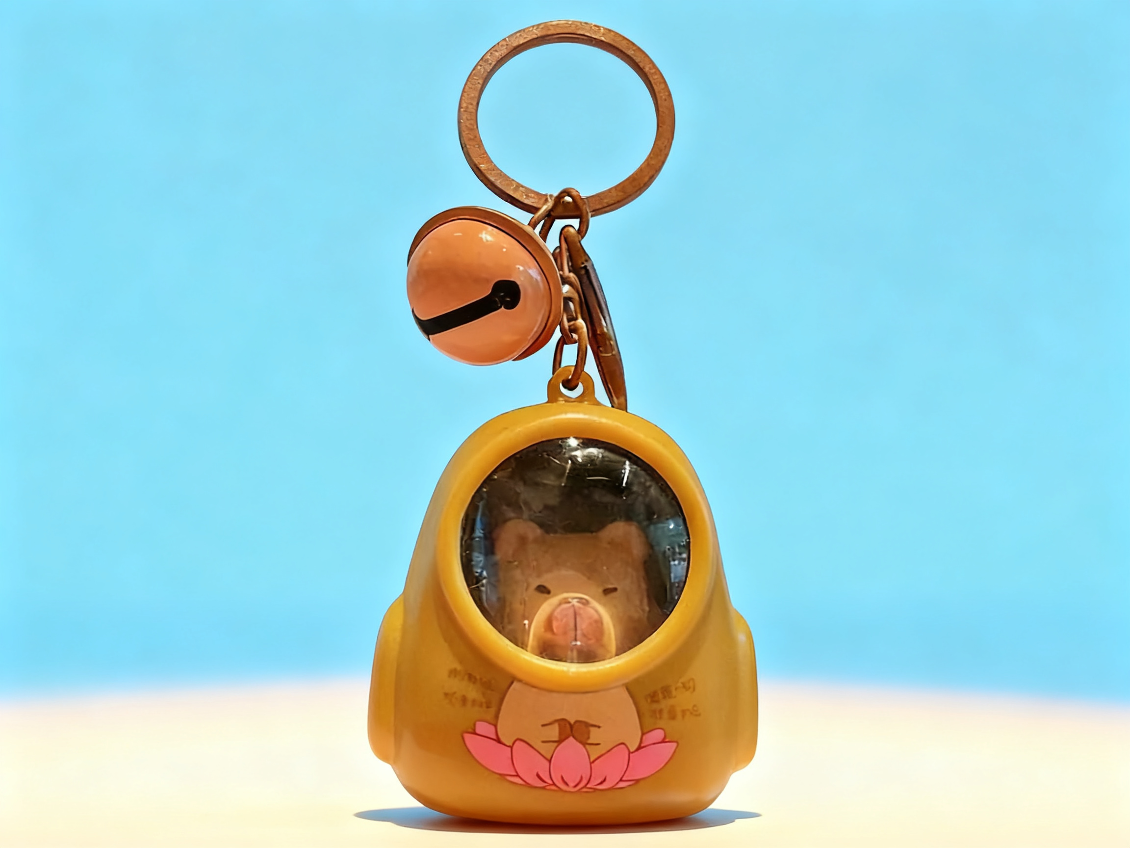 Cute Astronaut Bear Space Capsule Keychain - Galaxy Series