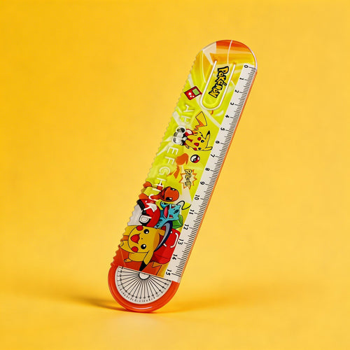 Cartoon 2-in-1 Protractor & 15cm Ruler